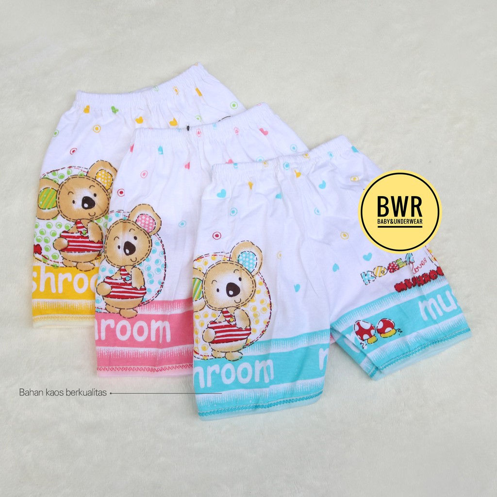 [ 3 setel ] Setelan Ikyu Love PENDEK MOTIF | Baju Bayi + Celana Pendek Kado Lahiran Hampers - Bwr IX