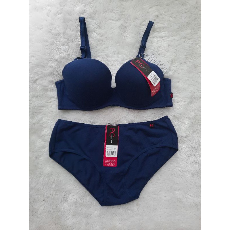 PIERRE CARDIN SET BRA DAN PANTY SIZE 32B 34B 36B 38B BAHAN KATUN