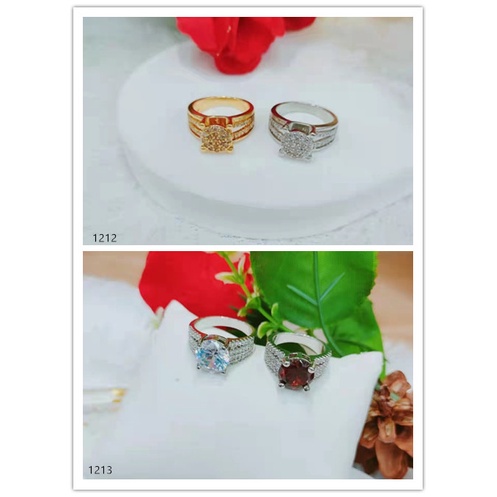 Cincin Xuping Permata Perhiasan Fashion 1212,1213