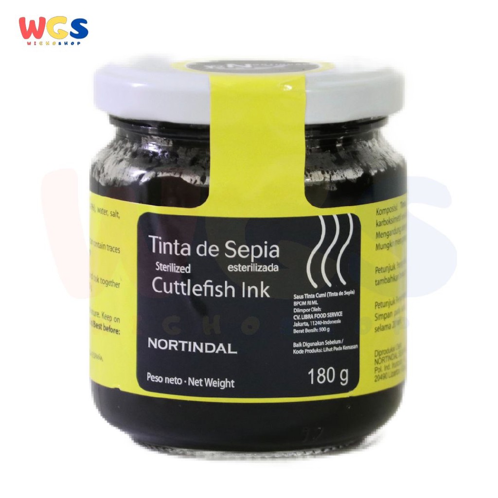 

Nortindal Tinta De Sepia Cuttlefish Squid Ink Jar 180g