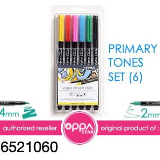 

[[COD]] Brush Pen Set Lyra Aqua Brush Duo Pen Pastel tones Set 6 - 6521060 TERMURAH Kode 1033