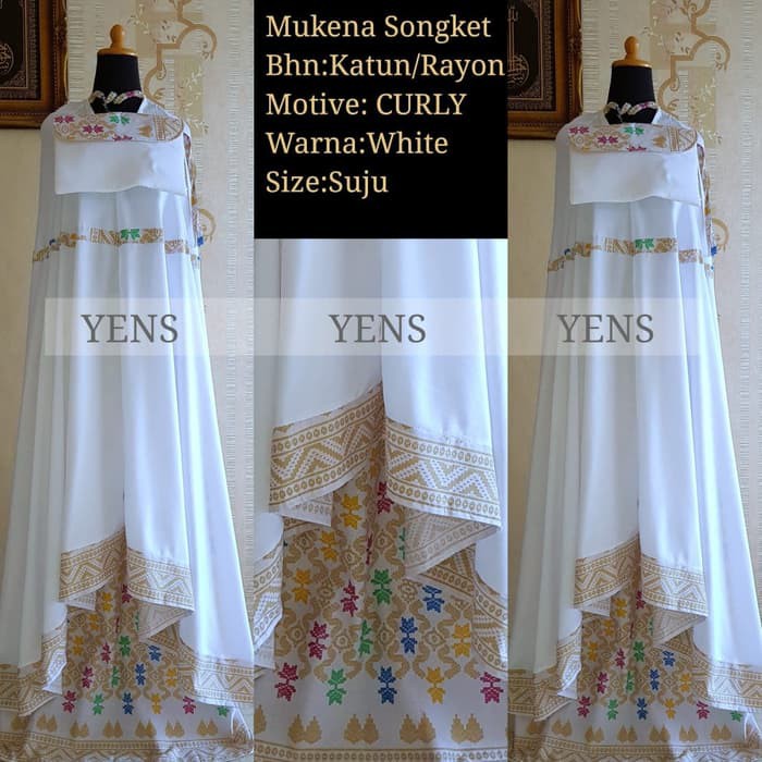 mukena songket prada prada Exclusive