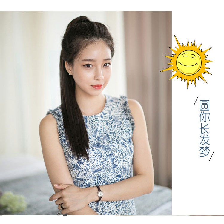 PTC 65 cm ponytail hair extension kunciran ikat ekor kuda rambut palsu