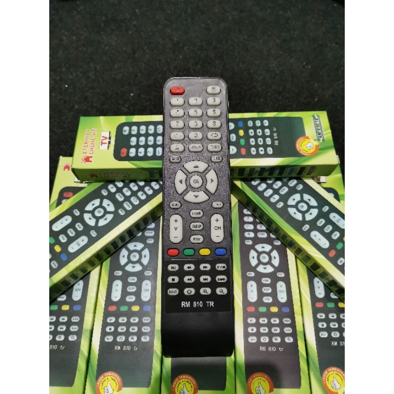 Remot TV Multi Fungsi LCD LED Universal Ikedo - Juc - Aoyama - Comytec - Vrista Siap Pakai