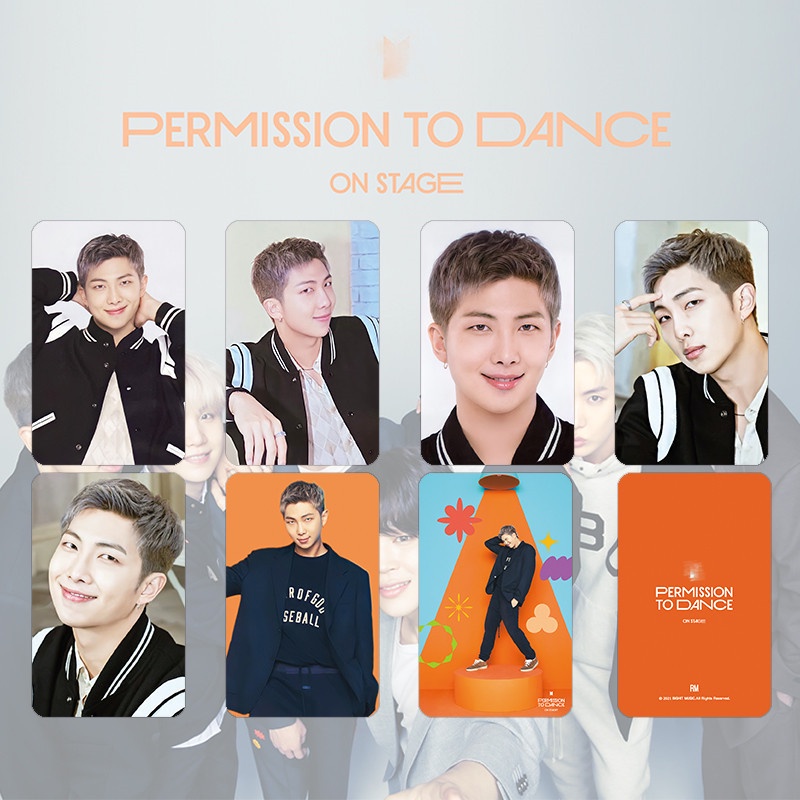 7pcs / set Kartu Foto KPOP BTS Permision TO DANCE Mini PTD On Stage Special