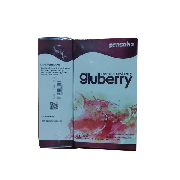 Gluberry Strawberry Pansaka 100g BPOM Original Collagen Kulit Sehat