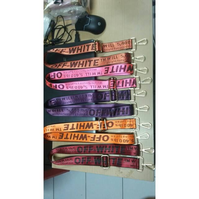 Tali tas off - white ungu import