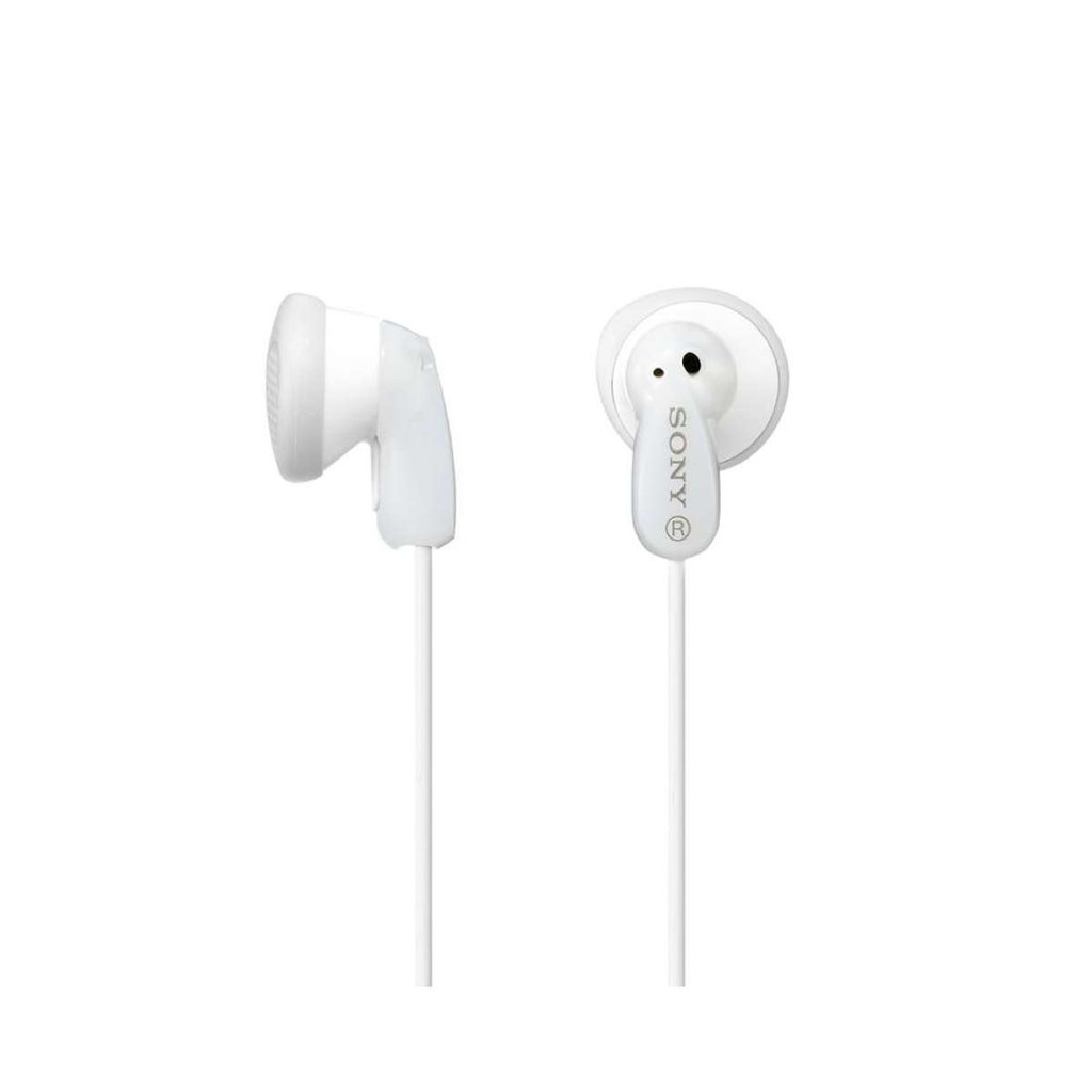 Earphone Sony MDR-E9LP Wire Headset Entry In-Ear No Microphone - White Earphone