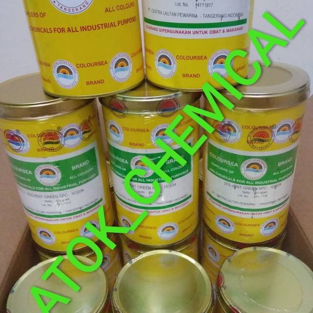 

1 Dus Solvent Green Spc 101634 Coloursea Isi 15 Kaleng