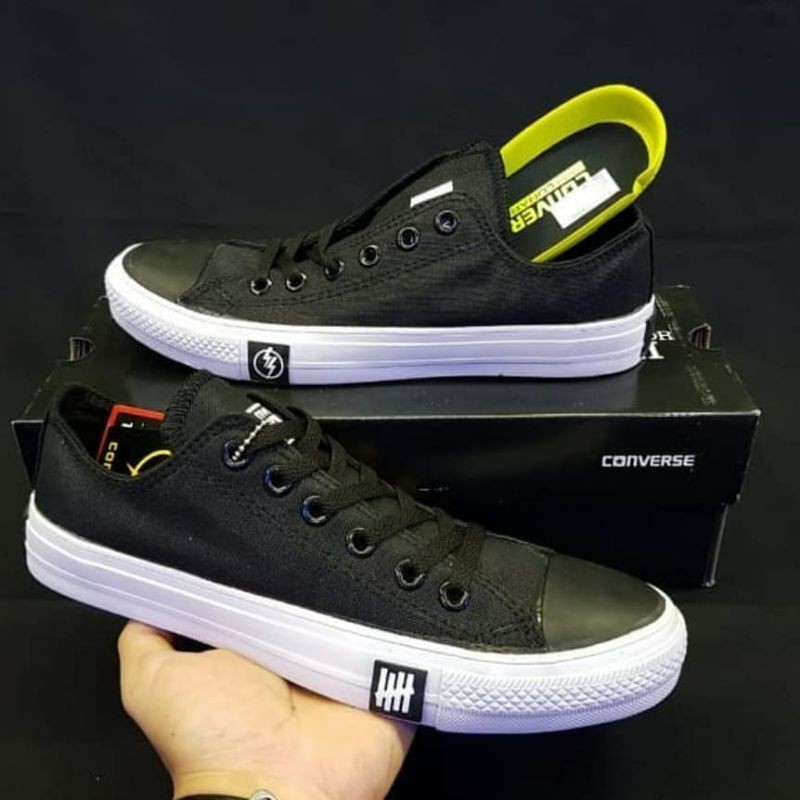 SEPATU CONVERSE CT PRO UNDEFEATED BLACK HITAM GREY MARON MADE IN VIETNAM SNEAKERS KADO HADIAH CEWEK