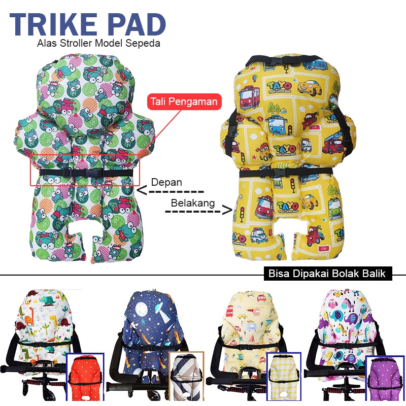 Alas Stroller Micro Trike Stroler pad Roda Tiga Model Sepeda