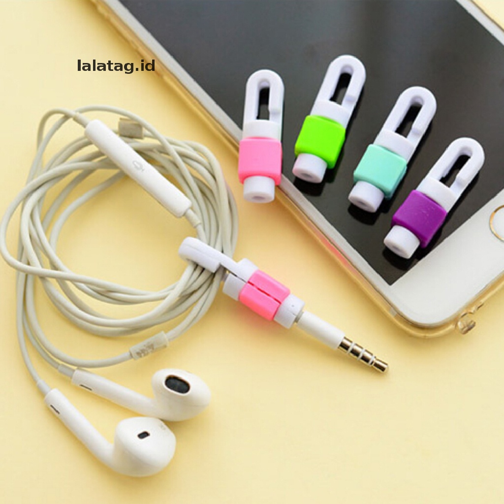 (Flyag) 2pcs Pelindung Kabel Data / Charger / Earphone Anti Putus