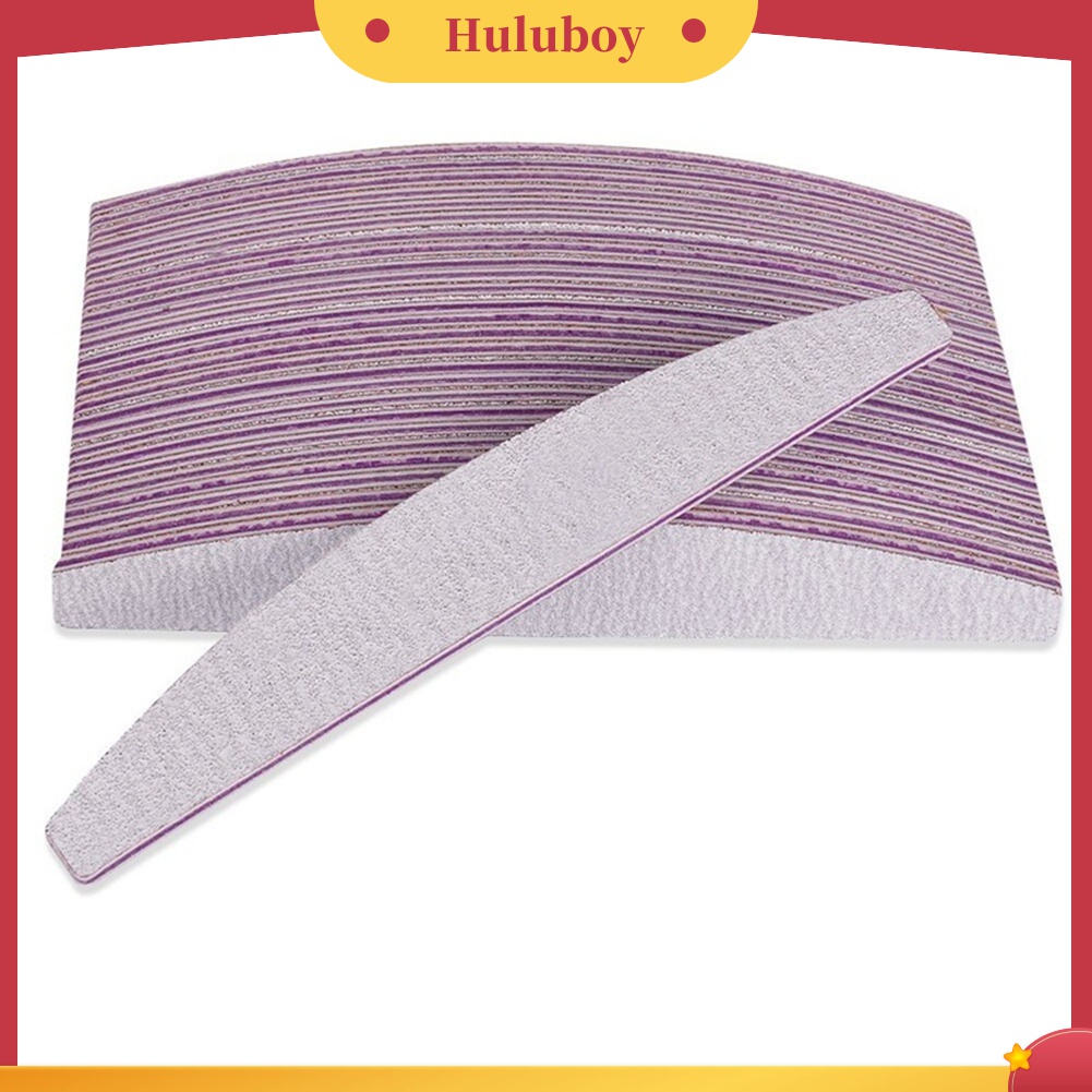 Huluboy Huluboy♡ 5pcs Kikir Kuku 100 / 180 Untuk Manicure