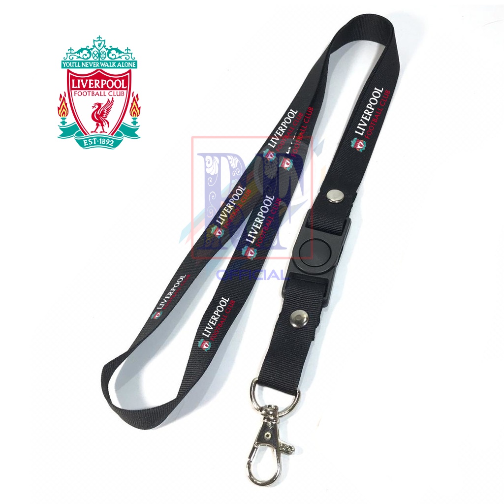 

Gantungan kunci CLUB SEPAK BOLA LIVERPOOL FC / EPL / LIGA INGGRIS tali lanyard band gantungan leher id card name tag