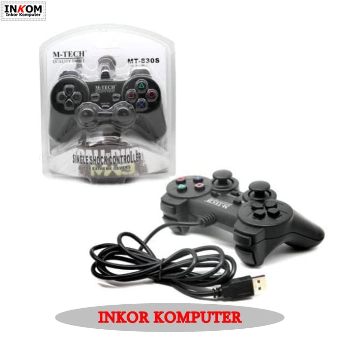 Gamepad Single Stick M-Tech MT-830S  Hitam