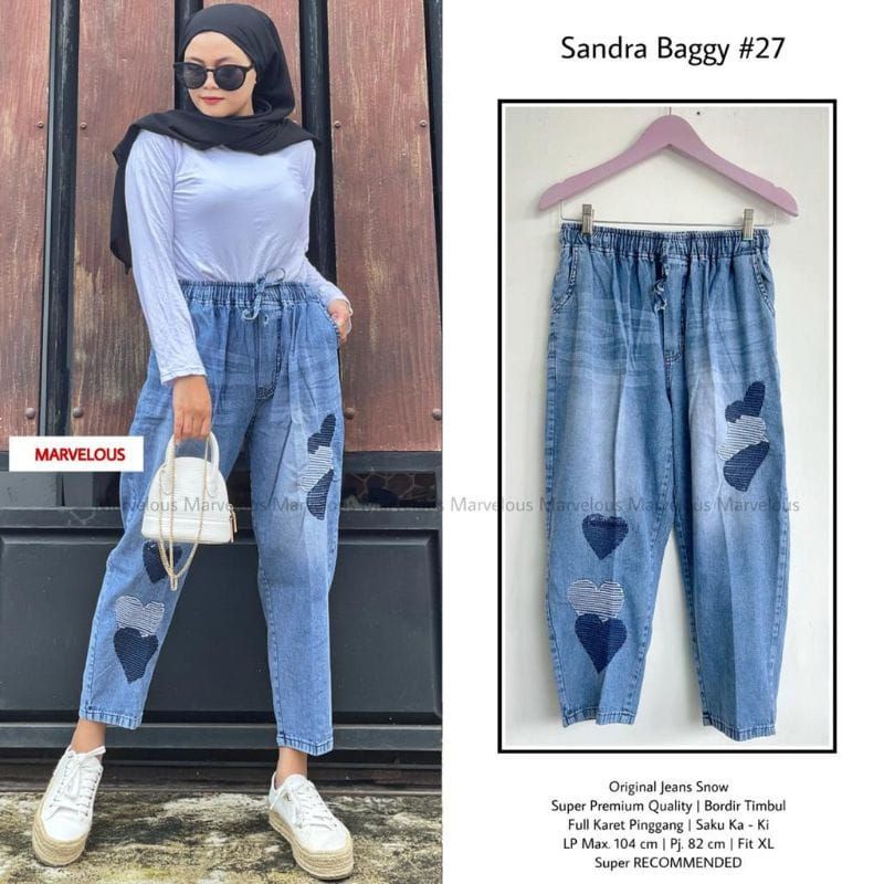 SANDRA BAGGY JEANS LOVE#27