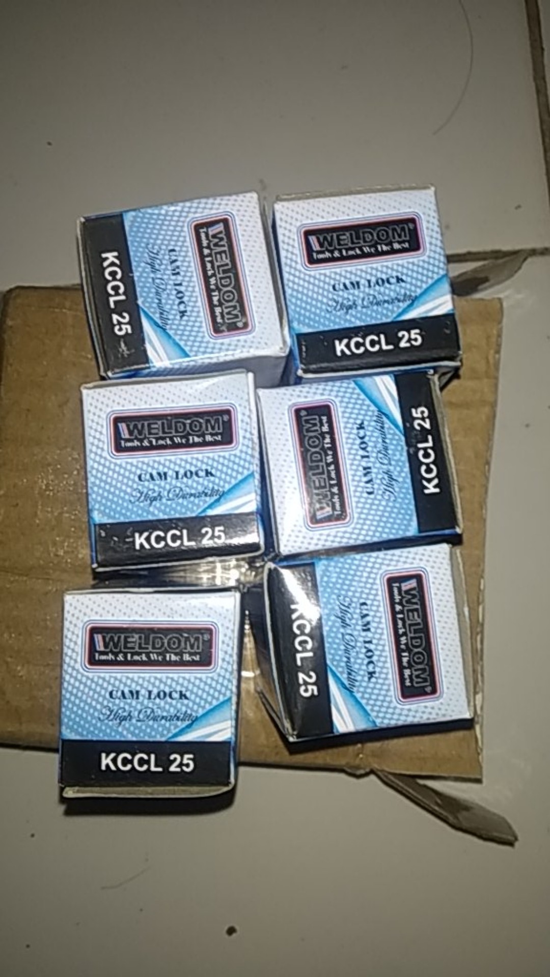 Kunci Camlock 25mm / Kunci Laci Lemari / Kunci Loker / Kunci Etalase Merk Weldom