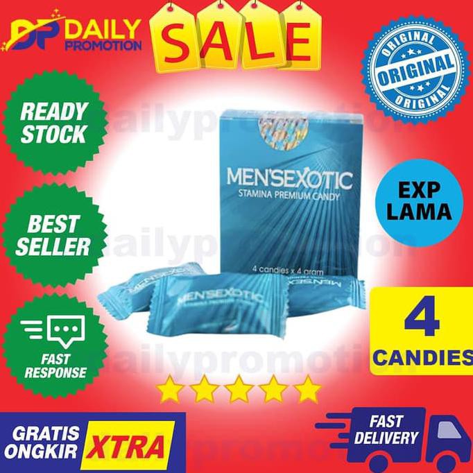 Mensexotic Candy Permen Obat Vitalitas Stamina Kuat Laki Pria Dewasa