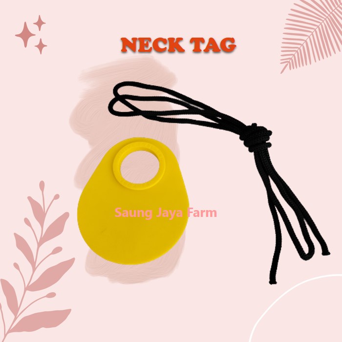 Neck Tag Necktag Kalung Ternak Sapi Domba Kambing Kuda Kebau Babi