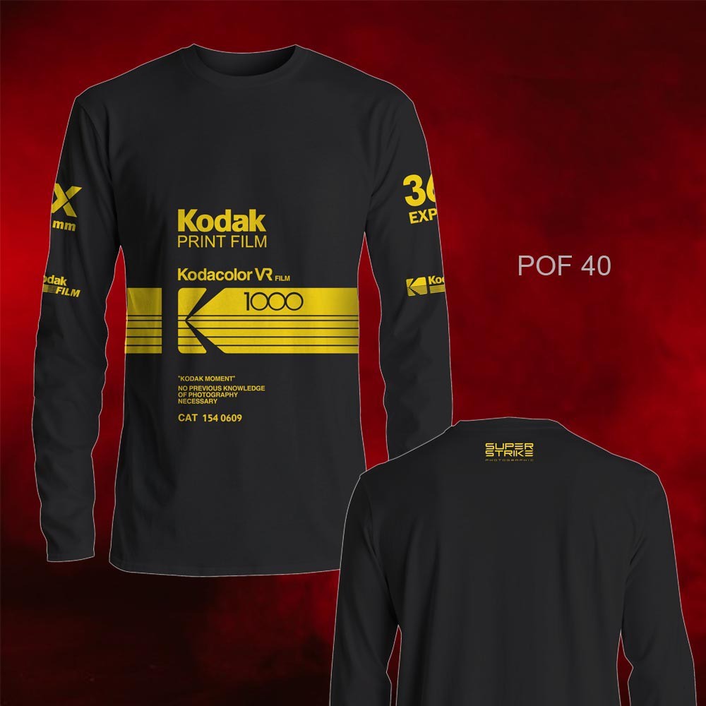 Kaos baju Lengan Panjang Pria Fotografer Komunitas