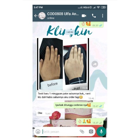 Sabun KLINSKIN Pemutih Wajah dan Badan ORIGINAL BPOM