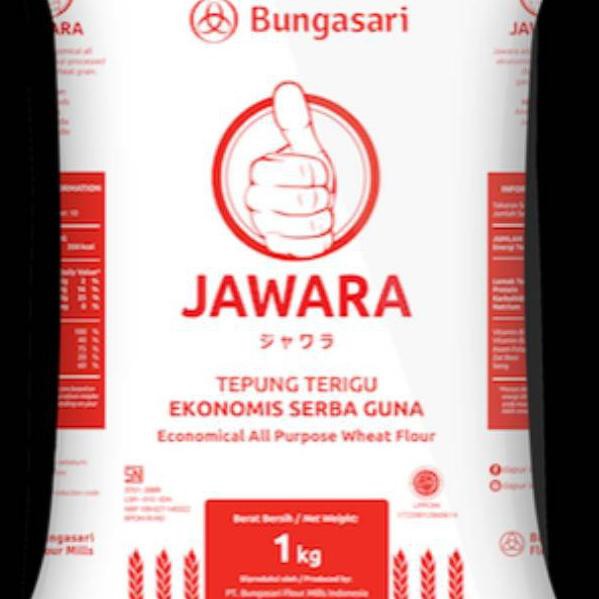 

[PREMIUM PRODUCT] Bungasari Jawara Tepung Terigu Ekonomis Serba Guna 1kg (1 Bungkus)