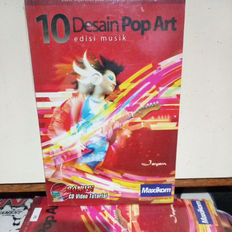 Buku Komputer - 10 Desain Pop Art edisi musik