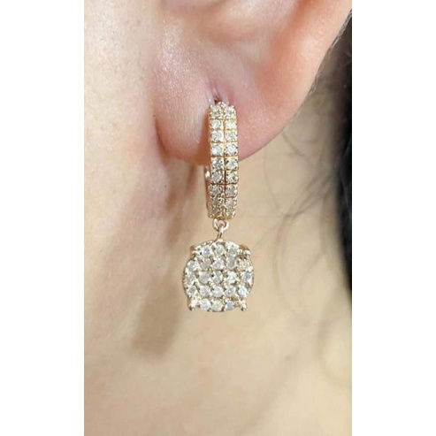 Anting Kerabu Ring Bulat