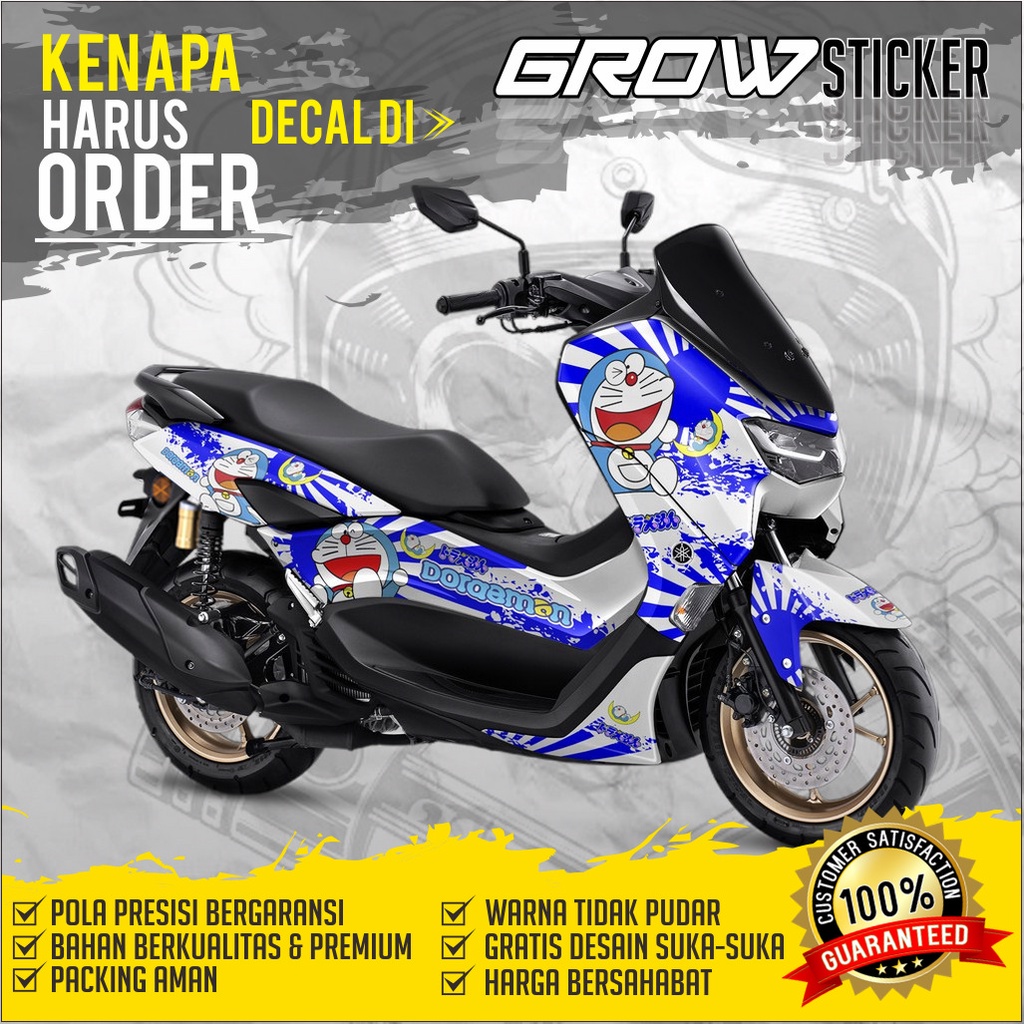 695 DEKAL STICKER DECAL STIKER New Nmax 2020 full body GROW 10 Doraemon