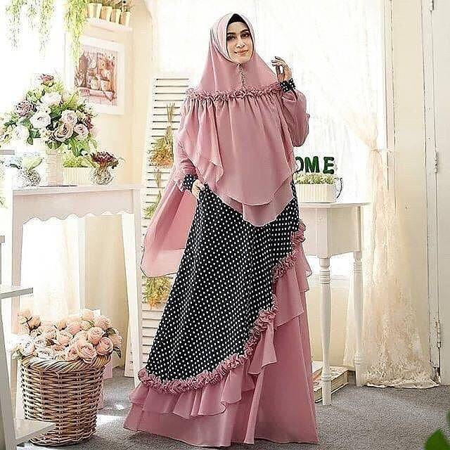 Asyifa Syar'i || Gamis Muslimah + Khimar bd