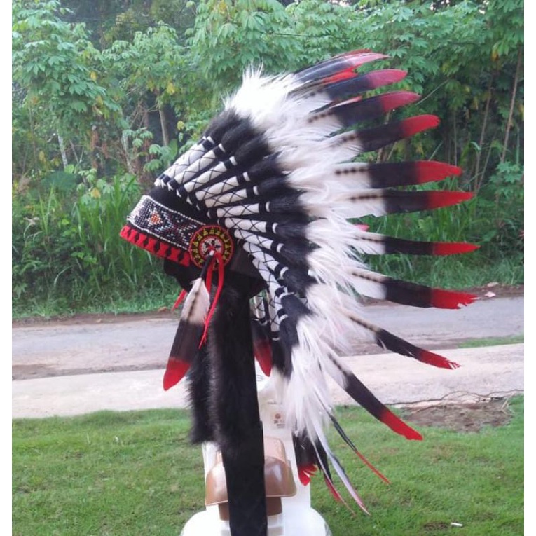 Topi indian topi apache warbonnet indian TOPININDIAN TOPI APACHE