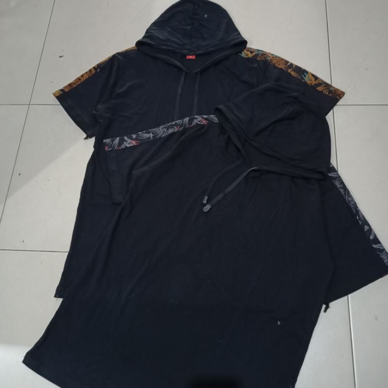 kaos Hoodie kombinasi