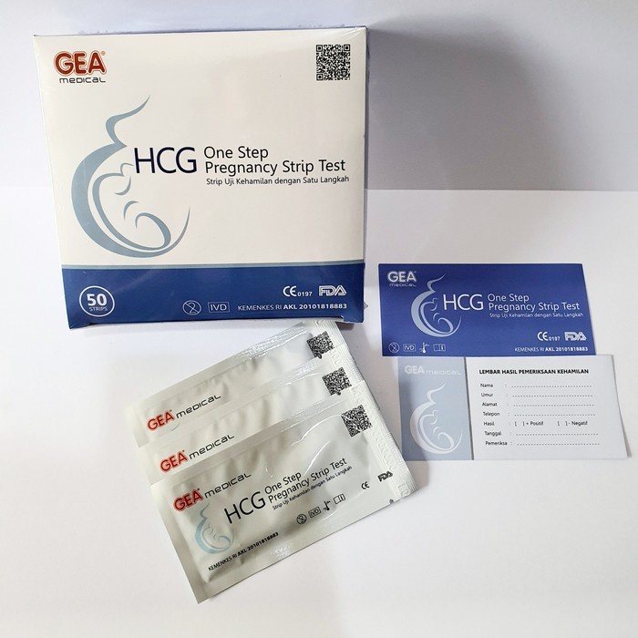 Alat Test Kehamilan Instan / Test Pack GEA 1 Strip - HML