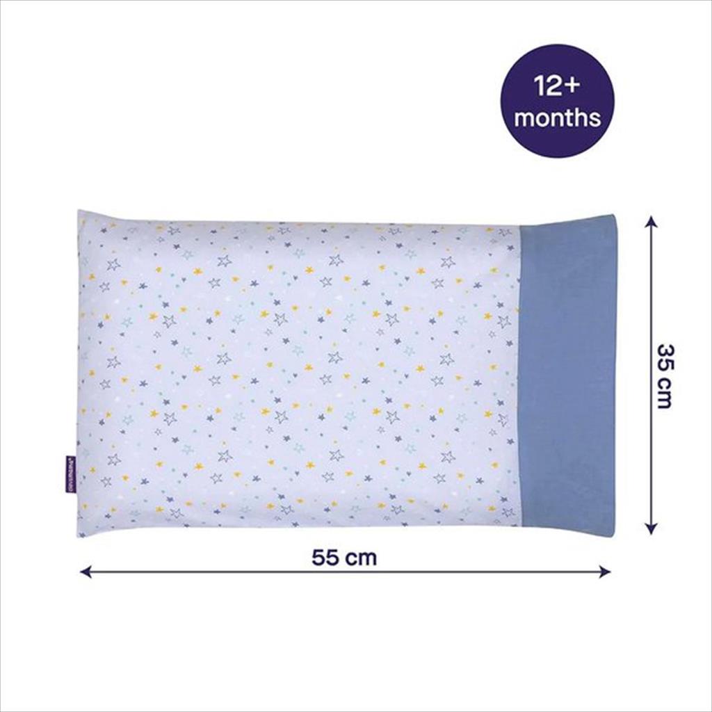 ClevaMama new style Toddler Pillow Case Blue Sarung Bantal