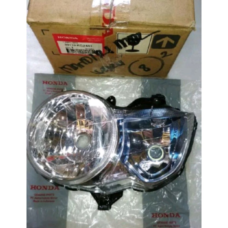 reflektor lampu depan honda tiger revo ori original AHM 33110-KCJ-651
