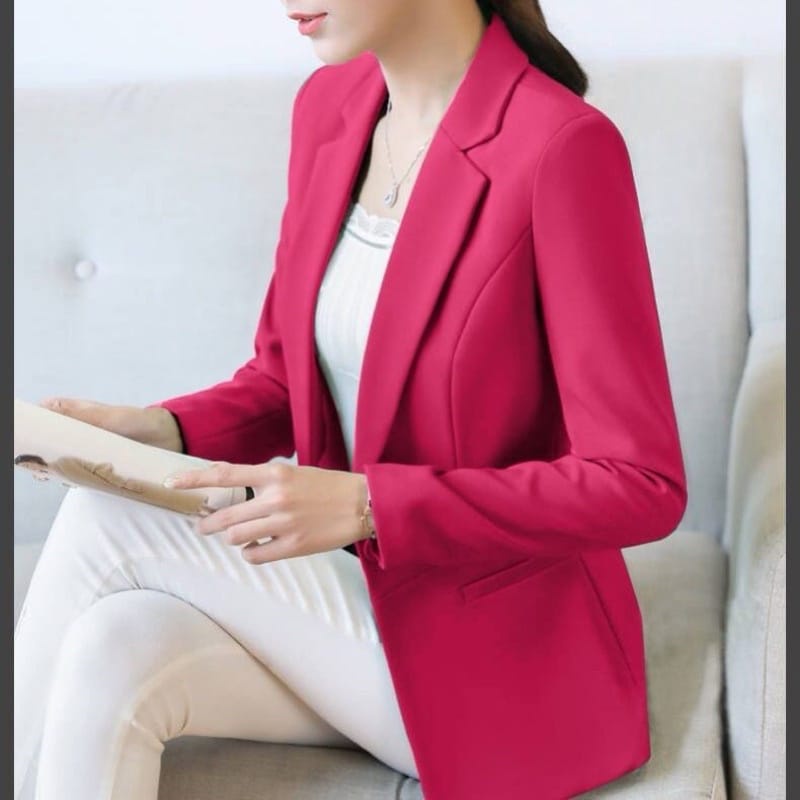 TERLARIS PAKAIAN WANITA BLAZER WANITA KOREA BLAZER KOREA SET PANJANG FORMAL MURAH BLEZER WANITA KOREA BLEZER KEKINIAN MURAH