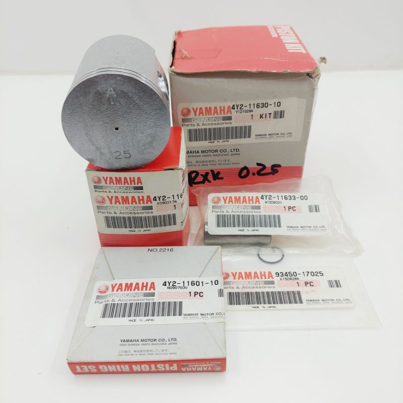 Piston Kit Rxking (Piston Ring Klip Pen) Japan 4Y2 OS 0.75
