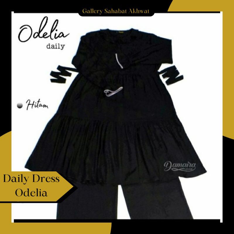 HOMEDRESS | SETELAN CELANA BAJU | DAILY DRESS | TUNIK ODELIA by DAMAIRA