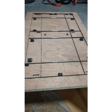 

pisau pond dus kemasan kue/makanan nx UK;23x14,5x7cm