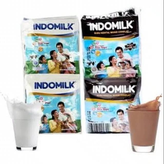 

SUSU INDOMILK SASET PUTIH 1 PAK ISI 6 SASET