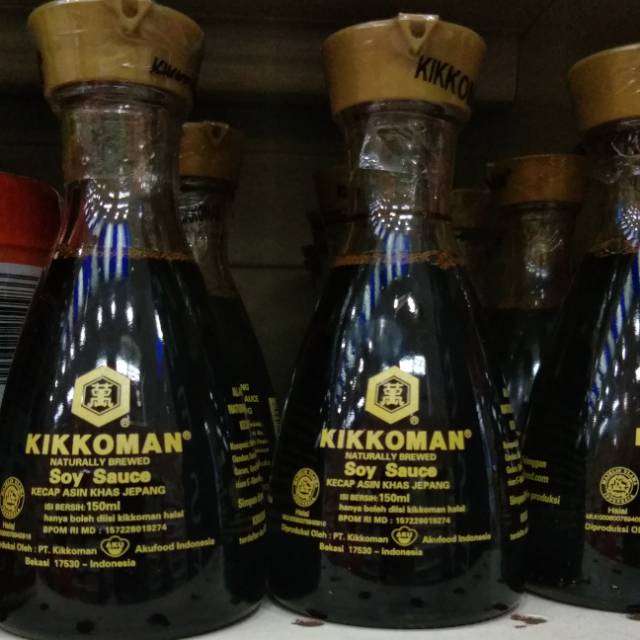 

Kikkoman Soy Sauce 150 ml kecap asin jepang