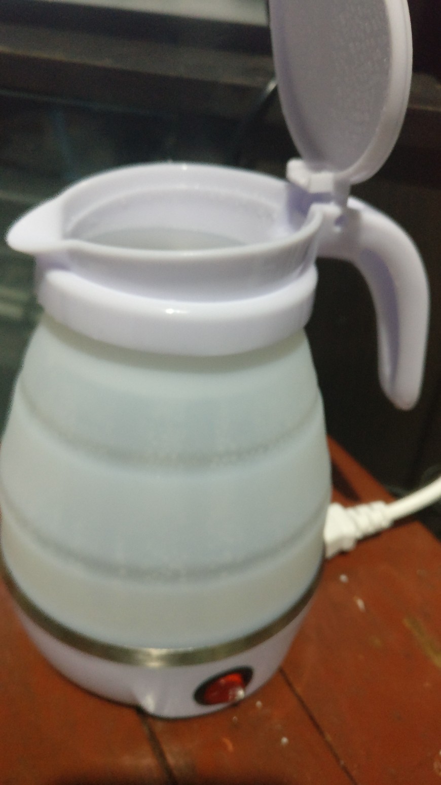 Teko Lipat Elektrik Portable Travel Folding Electric Kettle