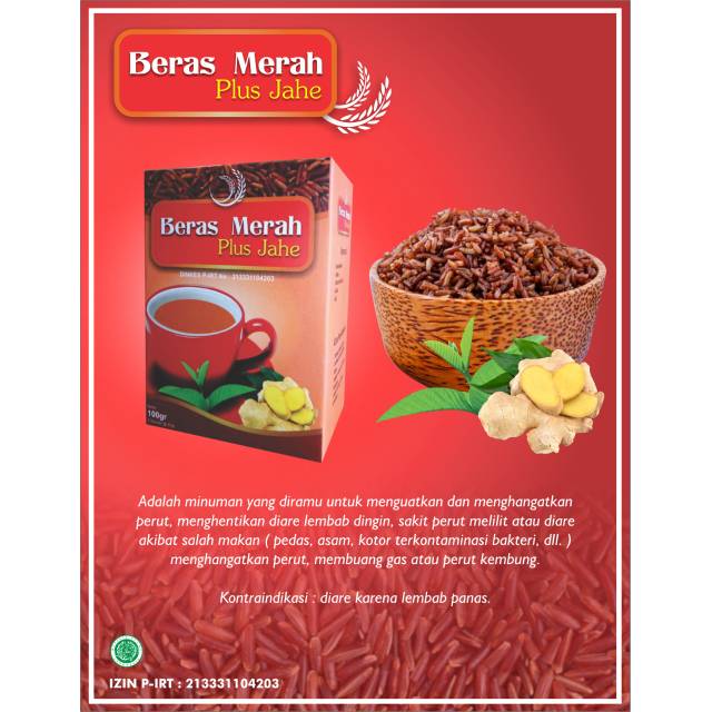 

Herbal Diare Beras Merah Plus Jahe