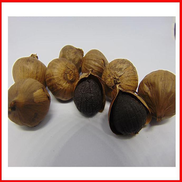 

Terlariss Bawang Putih Hitam Tunggal 1/2 Kg -Black Garlic- Bawang Hitam Lanang Salee