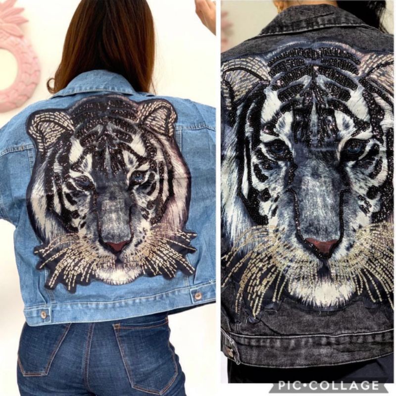 Jaket Denim Macan Premium