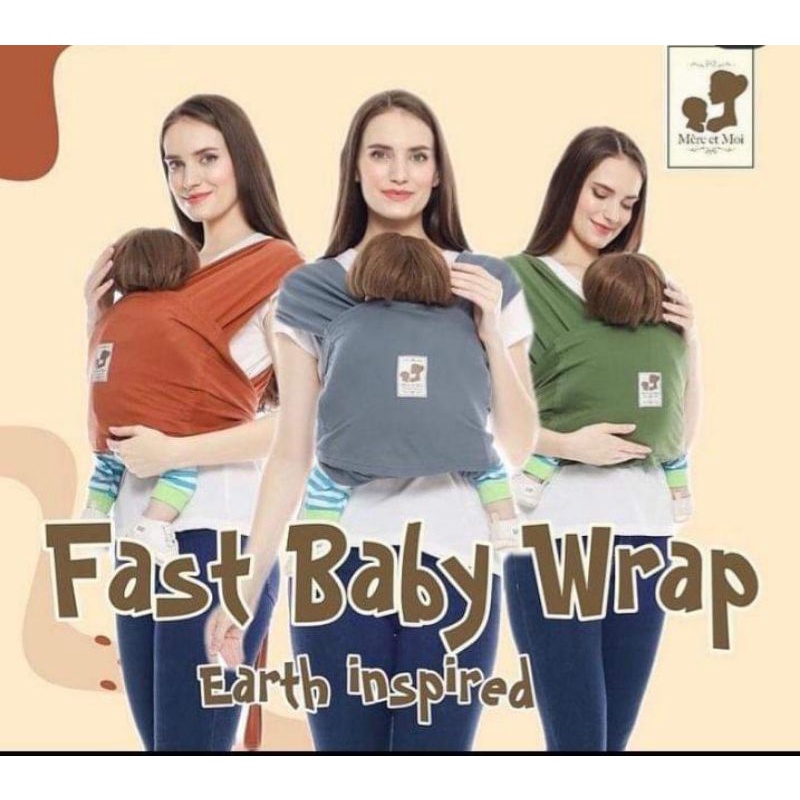 mere et moi fast baby wrap