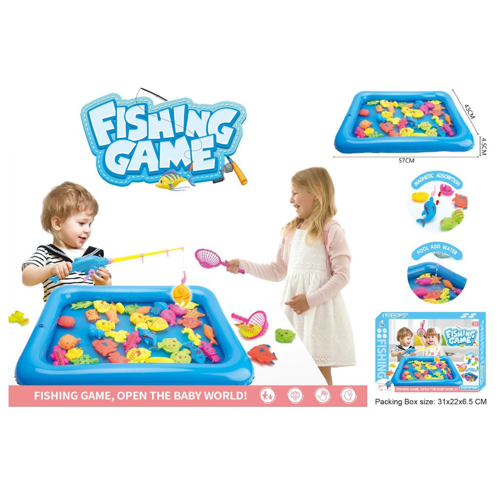 26PCS Play Water &amp; Magnetic Fishing Game Summer Toy Pool Set - A122