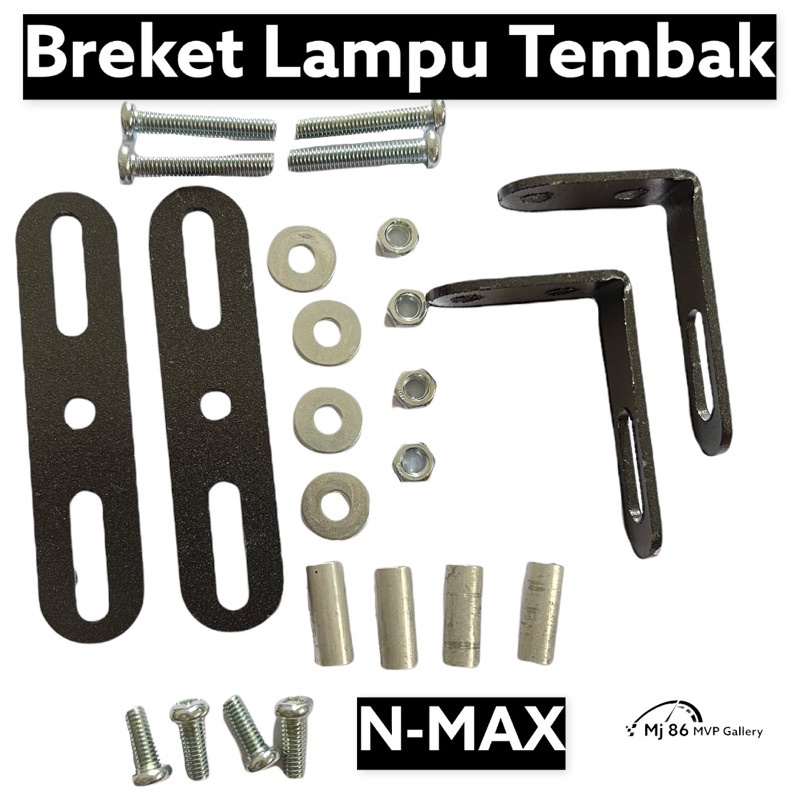 BREKET LAMPU TEMBAK NMAX XMAX LEXI AEROX | DUDUKAN LAMPU TEMBAK