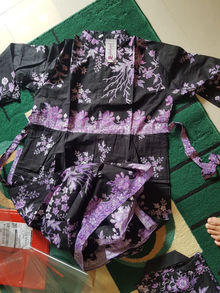 Ready Super Jumbo Batik Jumbo Couple Batik Sarimbit Gamis 3l 4l 5l 6l Seragam Pesta Multazam