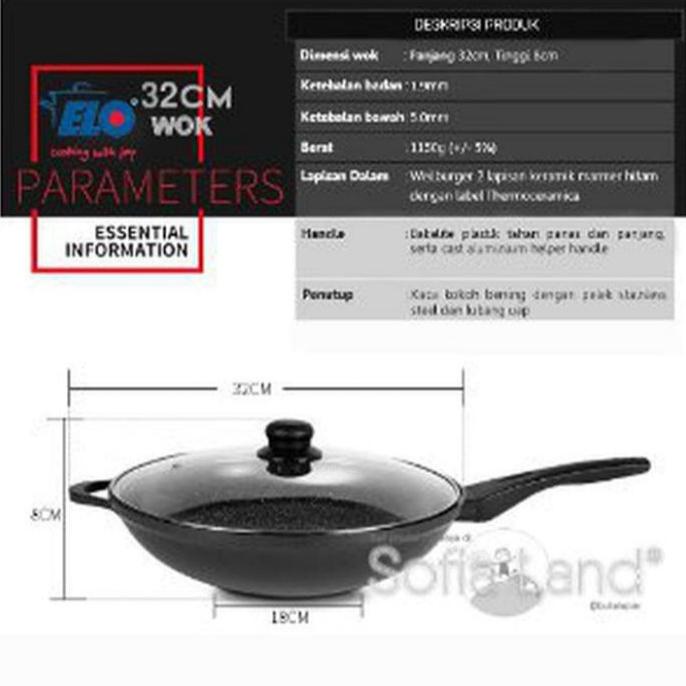 ((((()paling dicari] wok pan panci serbaguna (induksi) ELO germany